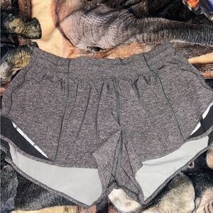 lululemon athletica Gray Athletic Shorts worn a few times no flaws